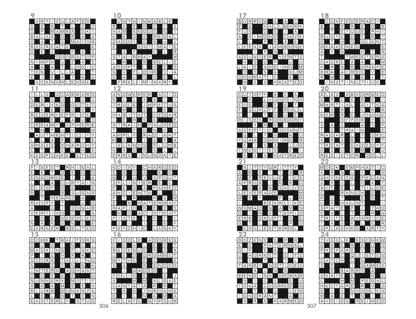Aper&ccedil;u du contenu_Big Book of Crosswords 5