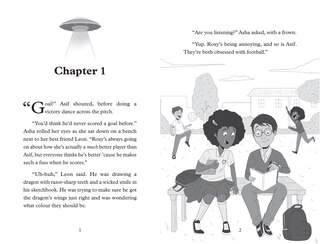 Sample content_Big Cat Read On – Leon and Asha VS the Aliens