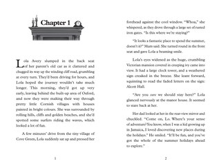 Sample content_Big Cat Read On – The Thirteenth Chime of Alcott Hall