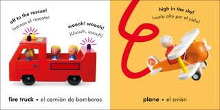 Sample content 2_Bilingual Baby Touch and Feel Things That Go / Los transportes