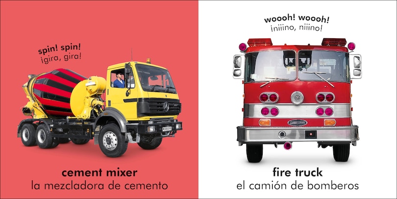 Aperçu du contenu_Bilingual Baby Touch and Feel Truck - Los camiones