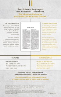 Back cover_Bilingual Bible / Biblia biling&uuml;e NLT/NTV (LeatherLike, Brown)