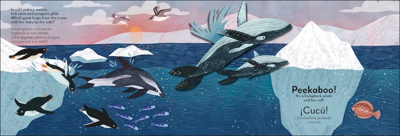 Aper&ccedil;u du contenu_Bilingual Pop-Up Peekaboo! Ocean - El oc&eacute;ano