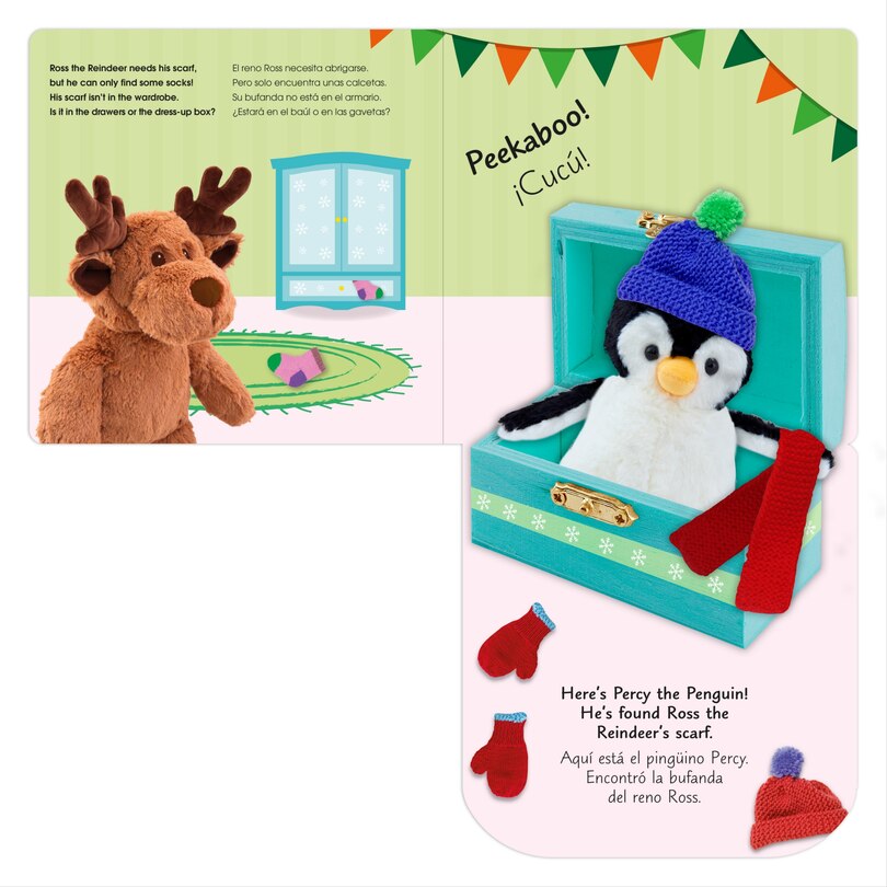 Aper&ccedil;u du contenu 3_Bilingual Pop-Up Peekaboo! Reindeer / El reno