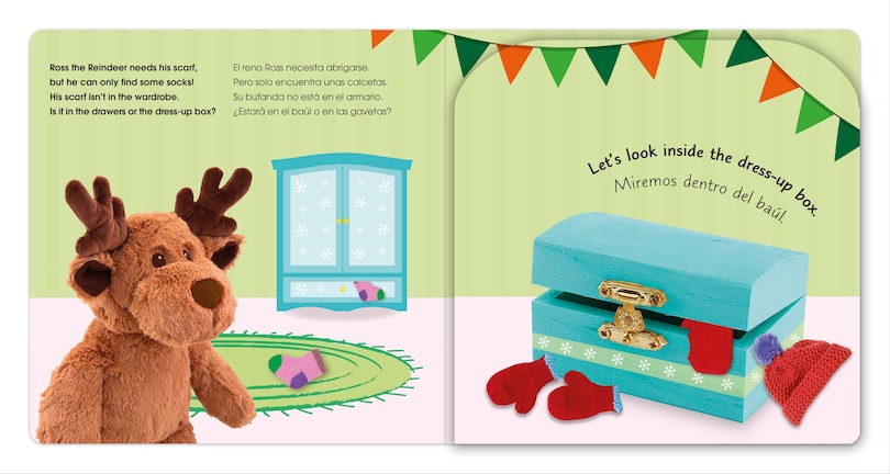 Aper&ccedil;u du contenu 4_Bilingual Pop-Up Peekaboo! Reindeer / El reno