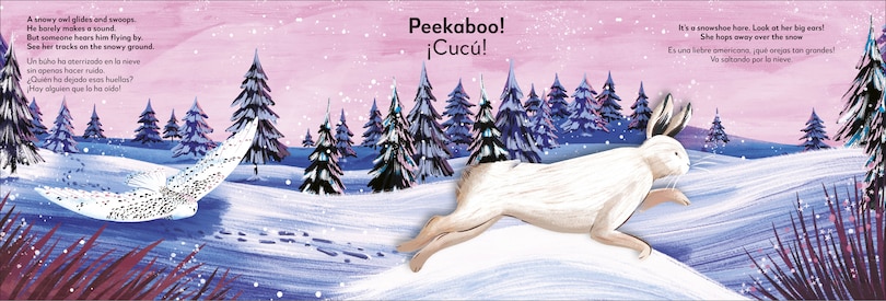 Aperçu du contenu_Bilingual Pop-up Peekaboo! Winter / El invierno