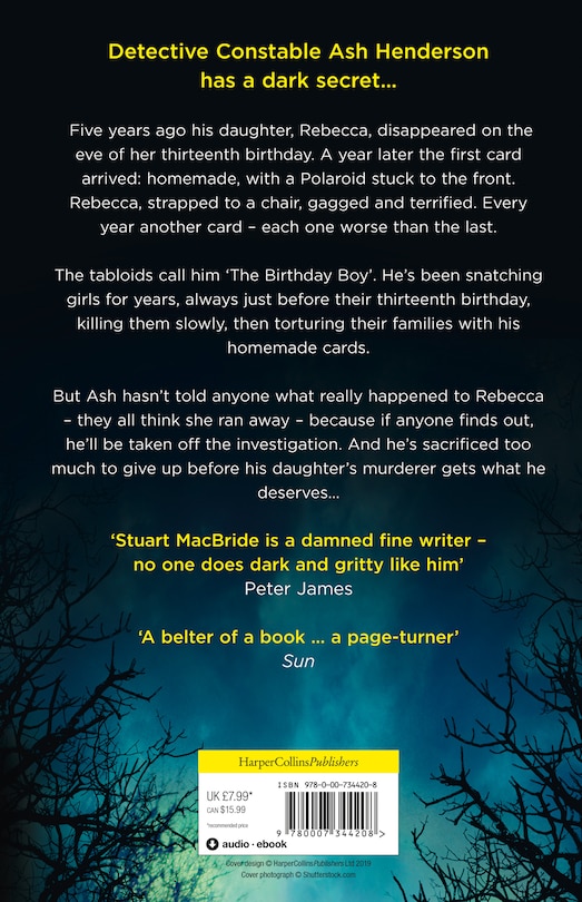 Couverture arri&egrave;re_Birthdays For The Dead