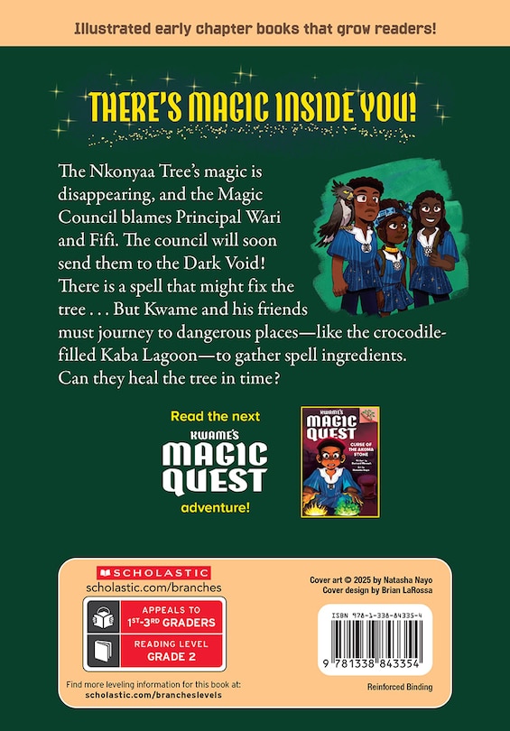 Couverture arrière_Bite of the Kaba Lagoon: A Branches Book (Kwame's Magic Quest #3)