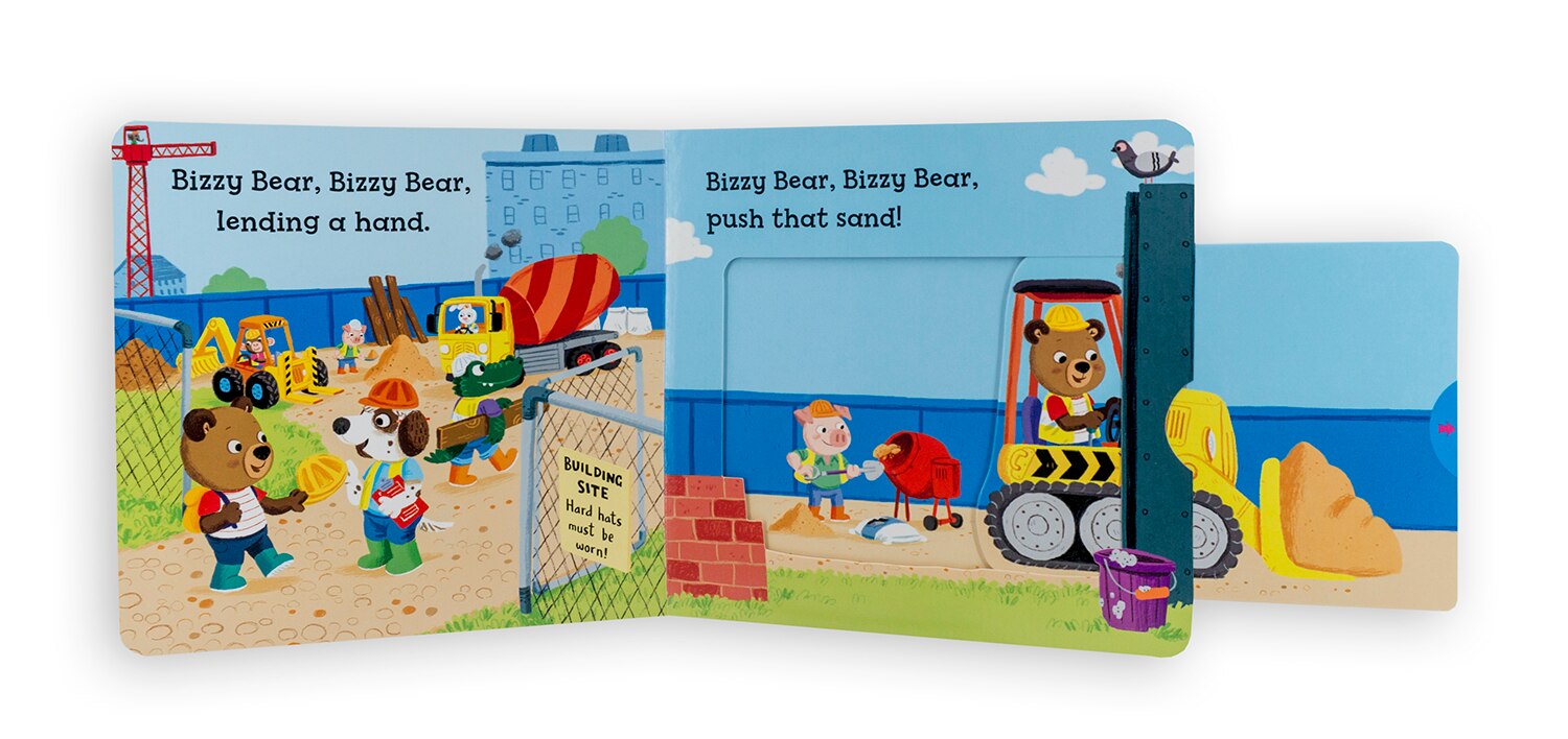 kickbookbearページ Bizzy Bear: Let's Get To Work!: (interactive Board Book About A