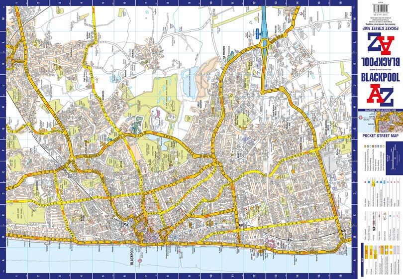 Sample content 2_Blackpool A-Z Pocket Street Map