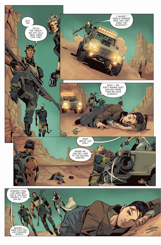 Aperçu du contenu_Blade Runner Black Lotus: Leaving L.A. (Graphic Novel)