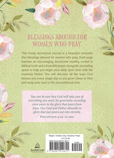 Back cover_Blessed Is She Who Prays: A Devotional Journal