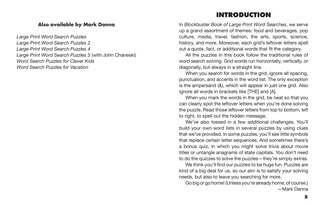 Sample content_Blockbuster Book of Large Print Word Searches