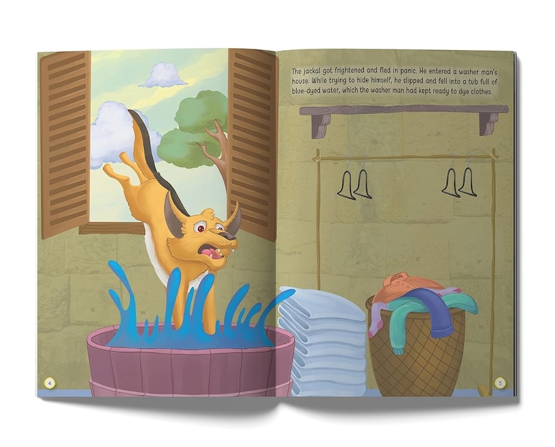 Aper&ccedil;u du contenu 2_Blue Jackal - Illustrated Moral Story for Children, The