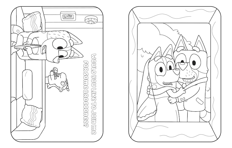 Sample content 3_Bluey and Bingo's Very Romance Coloring Book