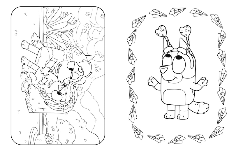 Sample content 4_Bluey and Bingo's Very Romance Coloring Book