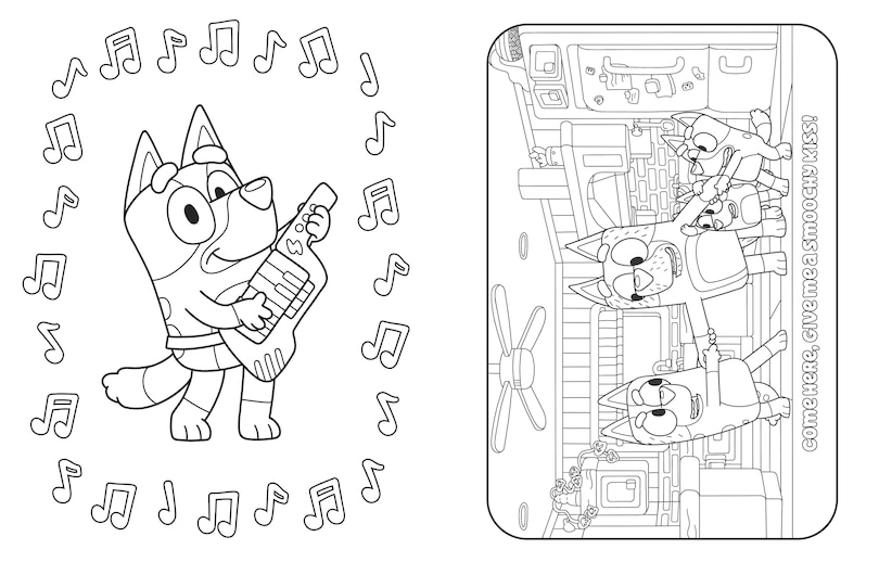 Sample content 5_Bluey and Bingo's Very Romance Coloring Book
