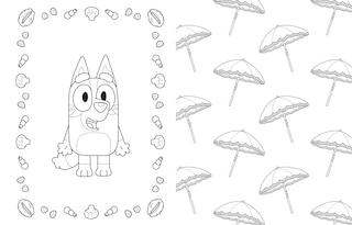 Sample content 2_Bluey: At the Beach: A Coloring Book