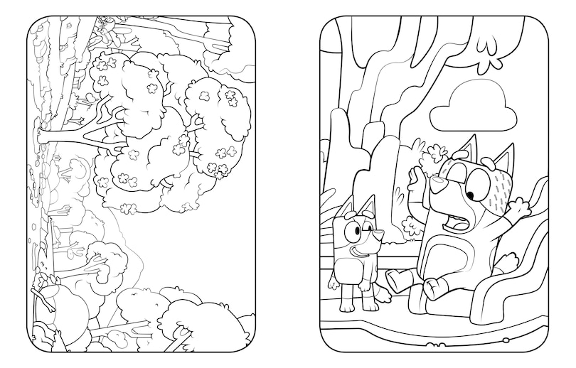 Sample content 3_Bluey: Big Backyard: A Coloring Book