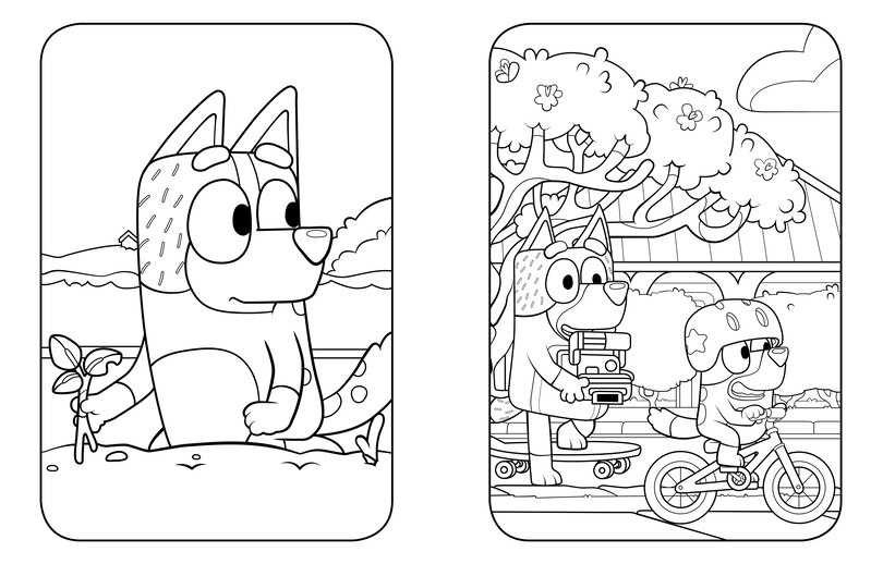Sample content 5_Bluey: Big Backyard: A Coloring Book