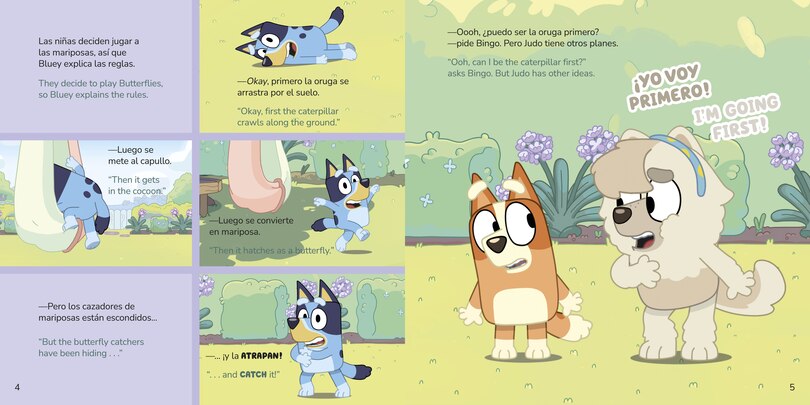 Aper&ccedil;u du contenu 4_Bluey: Butterflies/Mariposas (Bilingual English-Spanish Edition)