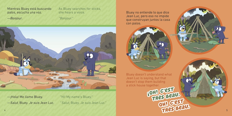 Aper&ccedil;u du contenu 5_Bluey: Camping/Campamento (Bilingual English-Spanish Edition)