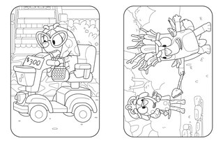Sample content_Bluey: Hooray, It's Halloween!: A Coloring Book