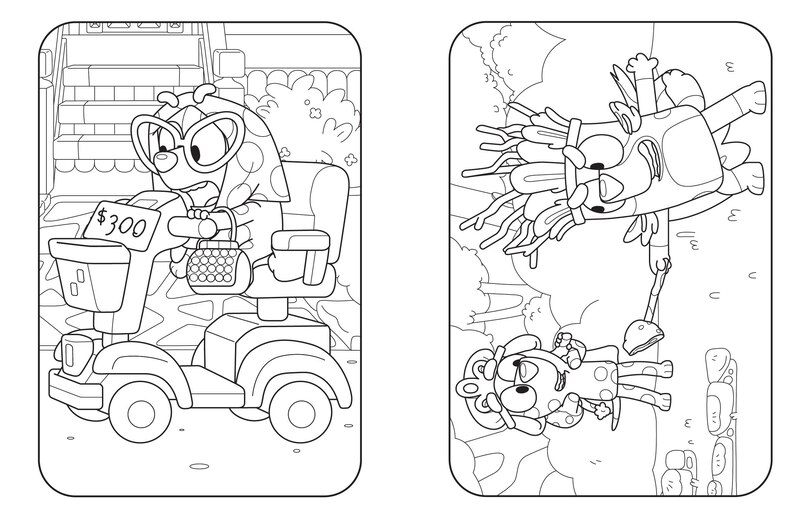 Sample content_Bluey: Hooray, It's Halloween!: A Coloring Book