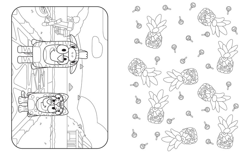 Sample content 2_Bluey: Hooray, It's Halloween!: A Coloring Book