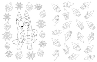 Sample content 5_Bluey: Hooray, It's Halloween!: A Coloring Book