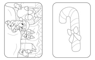 Sample content 2_Bluey: Merry Christmas: A Coloring Book
