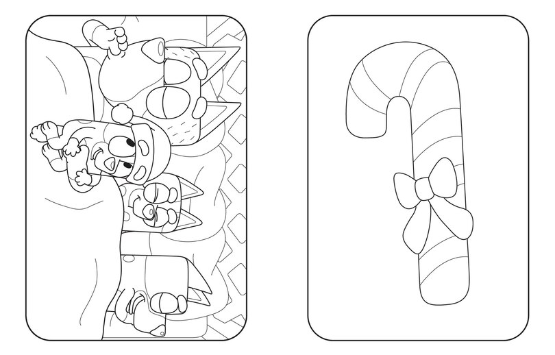 Sample content 2_Bluey: Merry Christmas: A Coloring Book