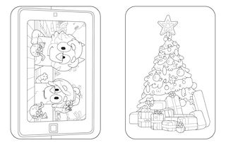 Sample content 3_Bluey: Merry Christmas: A Coloring Book