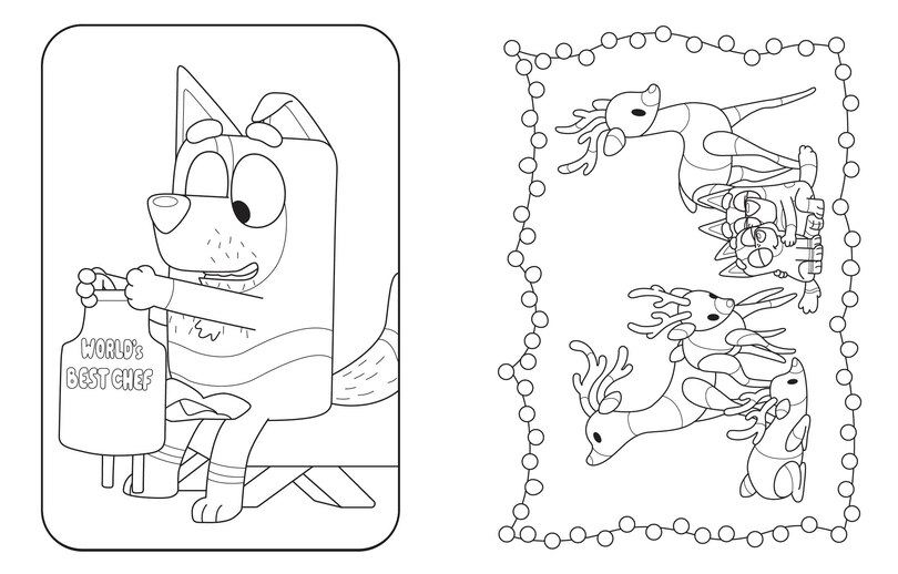 Sample content 5_Bluey: Merry Christmas: A Coloring Book