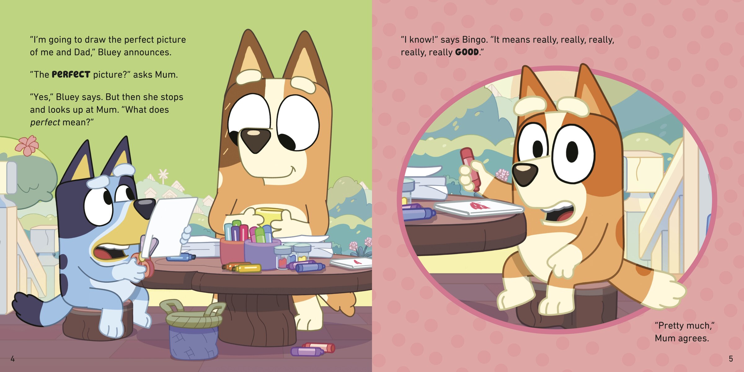 Bluey: Perfect: With A Wipe-clean Card For Drawing Book By