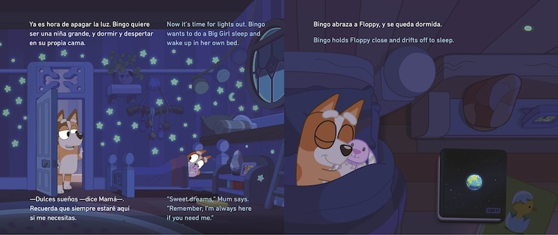 Aper&ccedil;u du contenu 5_Bluey: Sleepytime/Hora de dormir (Bilingual English-Spanish Edition)