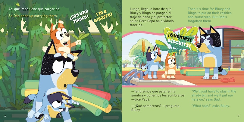 Aper&ccedil;u du contenu 3_Bluey: The Pool/La piscina (Bilingual English-Spanish Edition)