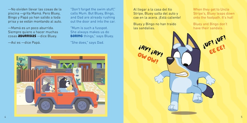 Aper&ccedil;u du contenu 4_Bluey: The Pool/La piscina (Bilingual English-Spanish Edition)