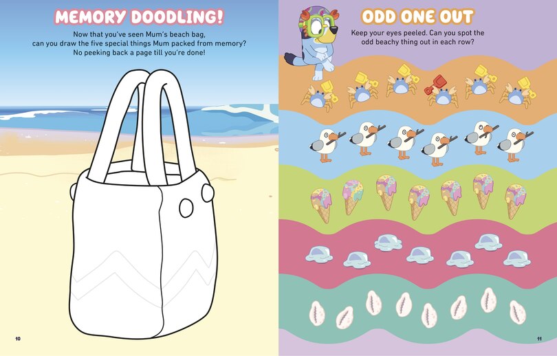 Sample content_Bluey's Beach: An Activity Book