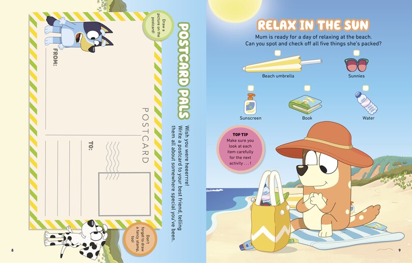 Sample content 2_Bluey's Beach: An Activity Book