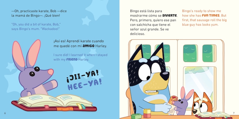 Aper&ccedil;u du contenu 3_Bob Bilby: A Bilingual Bluey Book / Un libro biling&uuml;e de Bluey