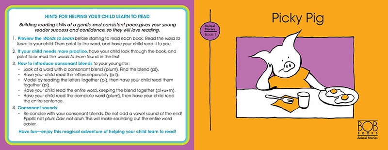 Sample content_Bob Books - Animal Stories Hardcover Bind-Up | Phonics, Ages 4 and up, Kindergarten (Stage 2: Emerging Reader)