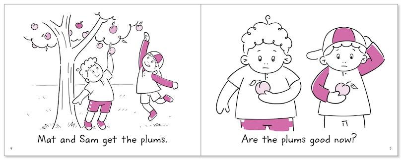 Sample content 4_Bob Books - Sight Words First Grade Box Set | Decodable Phonics Books, Ages 4 and up, First Grade, Flashcards (Stage 2: Emerging Reader)