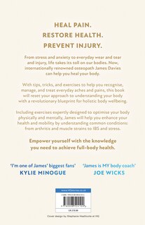 Back cover_Body: Effective tools to heal pain, restore health and prevent injury