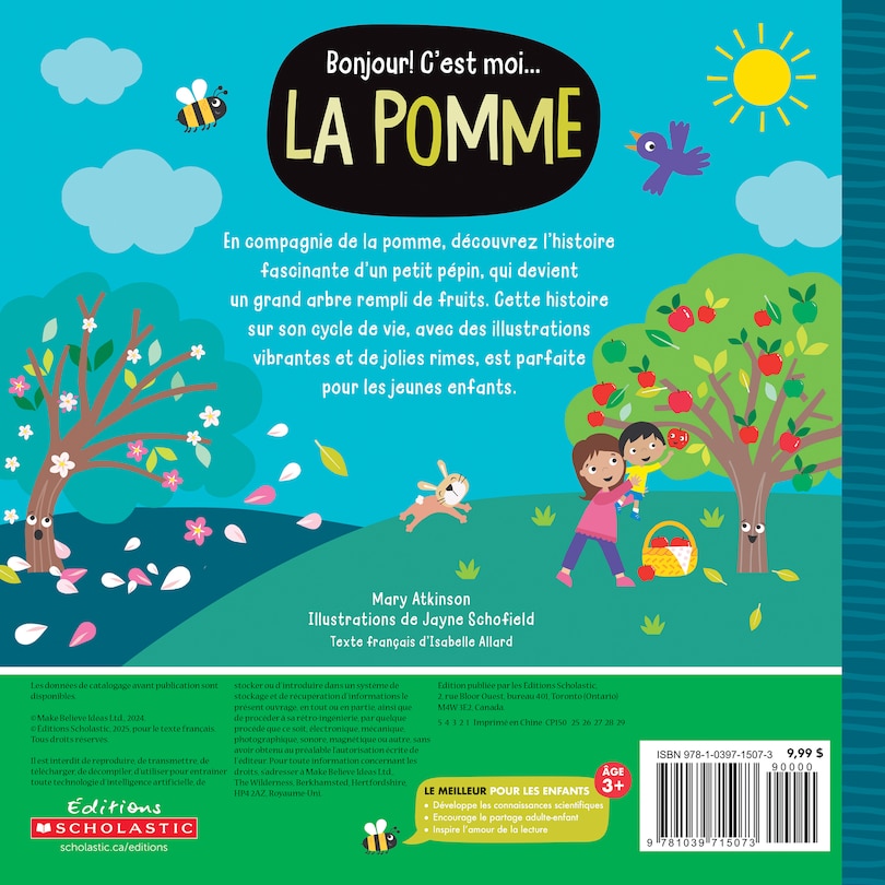 Back cover_Bonjour! C&rsquo;est moi... la pomme