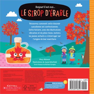 Couverture arrière_Bonjour! C’est moi... le sirop d’érable