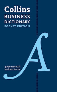 Front cover_Pocket Business English Dictionary: 4000 essential business terms (Collins Business Dictionaries)