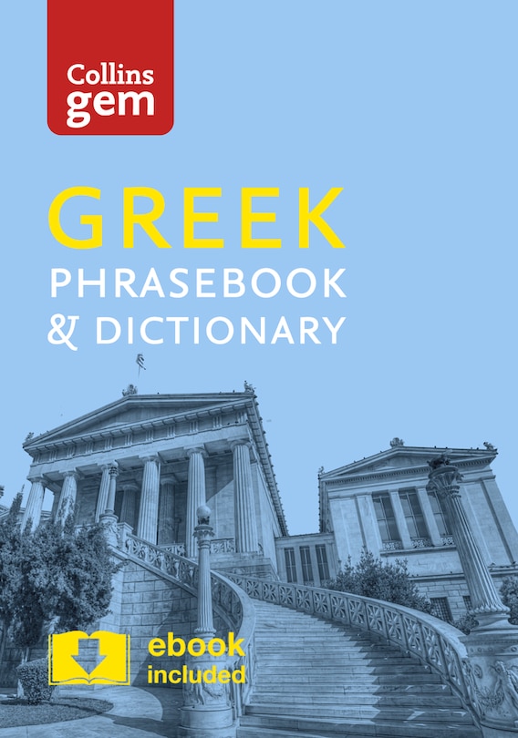 Front cover_Collins Greek Phrasebook and Dictionary Gem Edition: Essential phrases and words in a mini, travel-sized format (Collins Gem)