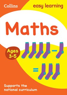 Front cover_Maths Ages 3-5: Prepare for school with easy home learning (Collins Easy Learning Preschool)