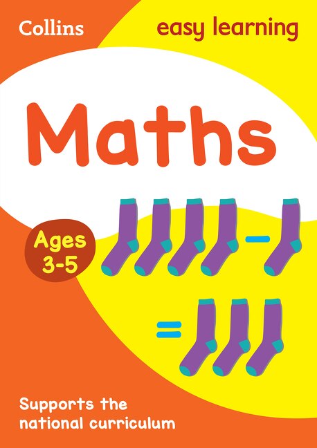 Front cover_Maths Ages 3-5: Prepare for school with easy home learning (Collins Easy Learning Preschool)